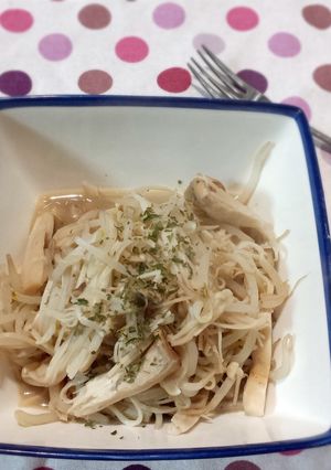 もやしときのこのアンチョビバター蒸し-レシピのメイン写真