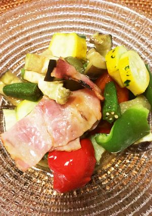 茄子と緑黄色野菜の激ウマ!簡単レンチン-レシピのメイン写真