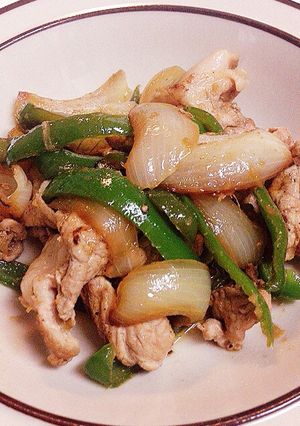 ピーマン入り豚の生姜焼き♪-レシピのメイン写真