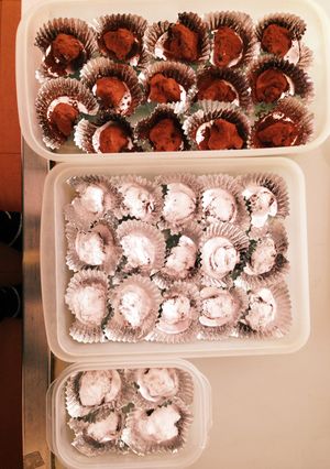 簡単トリュフ ダークチョコDE 大人-レシピのメイン写真