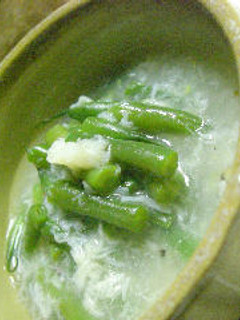 いんげんとホタテのあっさり煮-レシピのメイン写真