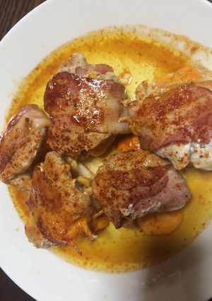 鶏笹身のベーコンチーズ巻き-レシピのメイン写真