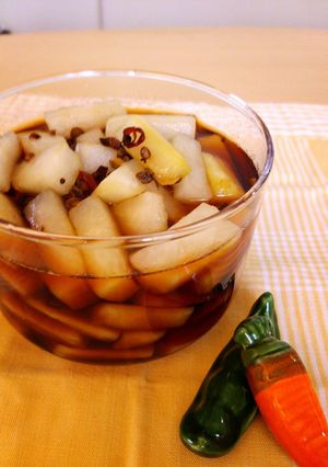 大根の花山椒醤油漬け-レシピのメイン写真