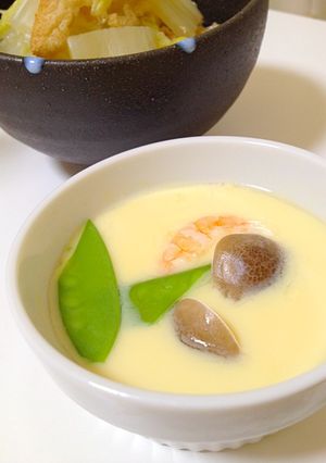 京風★簡単★レンジdeぷるるん茶碗蒸し-レシピのメイン写真