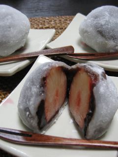 レンジで簡単♪いちご大福-レシピのメイン写真