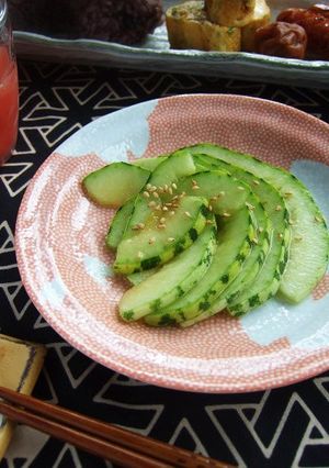 とらまくわ(まくわ瓜)の昆布茶漬け。-レシピのメイン写真