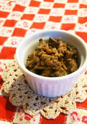 きのこと茄子の味噌ミートソース-レシピのメイン写真