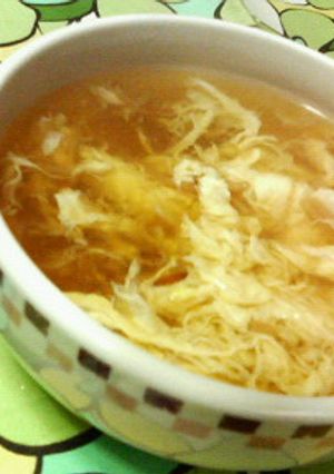 いい感じ♪簡単♪残ったなめ茸瓶でかき玉汁-レシピのメイン写真