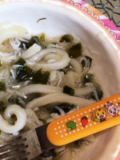 離乳食後期★大人も!しらすみぞれうどん-レシピのメイン写真