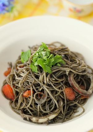 おうちでつくるスパゲッティ・ネ～ロ-レシピのメイン写真