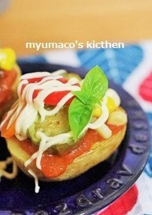 ピザ風ポテベジ-レシピのメイン写真