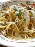 ワンポットパスタ☆きのこのスープパスタ