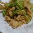きゅうりと油揚げの和え物