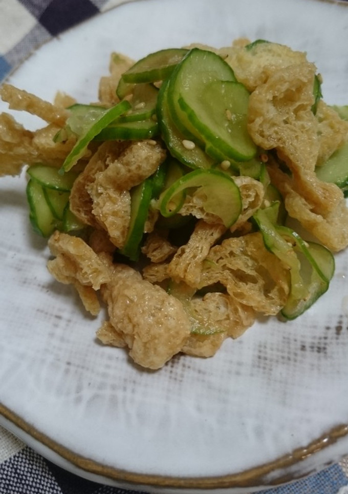 きゅうりと油揚げの和え物-レシピのメイン写真