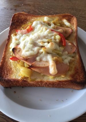 カレー風味モーニングトースト-レシピのメイン写真