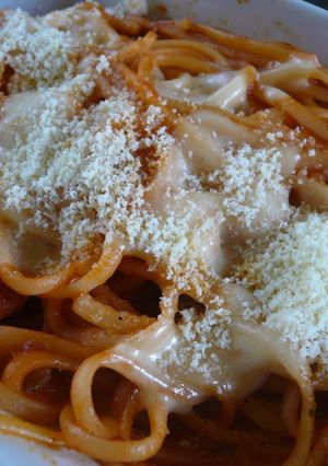 簡単とろ～り焼きパスタ-レシピのメイン写真