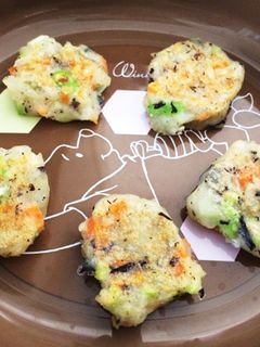 手づかみ 豆腐おやき-レシピのメイン写真