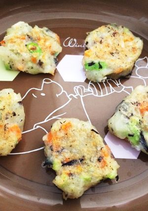 手づかみ 豆腐おやき-レシピのメイン写真
