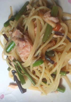 山菜パスタ-レシピのメイン写真