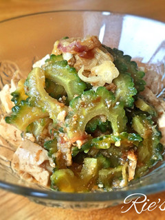 夏の常備菜♡ゴーヤと豆腐のナムル♡-レシピのメイン写真