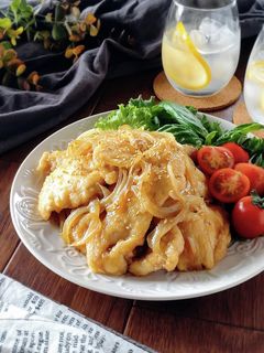 簡単節約☆鶏胸肉の生姜焼き。-レシピのメイン写真