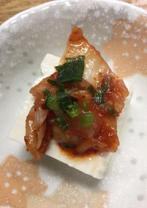 キムチをのせた冷奴-レシピのメイン写真
