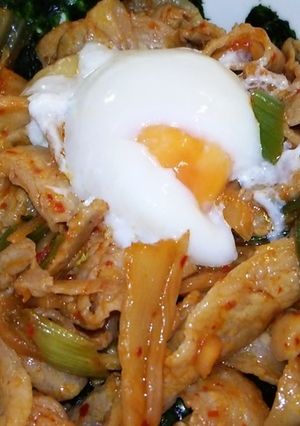 我が家の豚キムチ丼-レシピのメイン写真