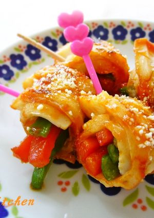 お弁当に♬イタリア～ンなピーちく-レシピのメイン写真