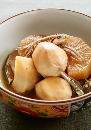 ホッと家庭の味！大根と小魚の炊き合わせ-レシピのメイン写真