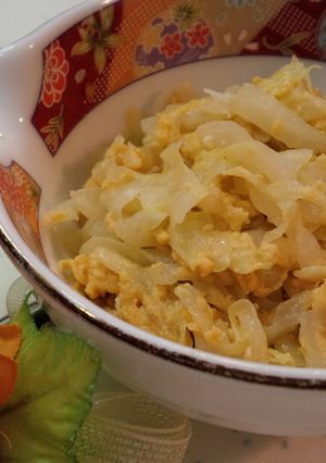 練りがらしが隠し味♪キャベツの卵炒め-レシピのメイン写真