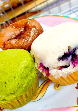 ホエーで簡単レンジ蒸しパン-レシピのメイン写真