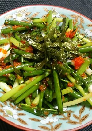 ねぎ塩とびっこ和え-レシピのメイン写真