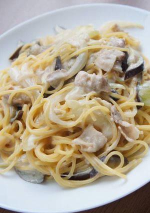味噌ミルクソース煮・ワンポットパスタ-レシピのメイン写真