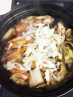鶏とごぼうの秋鍋-レシピのメイン写真