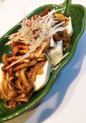 ☆レンチン豆腐にオイスターキノコソース-レシピのメイン写真