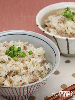 豚ひき肉と生姜の炊き込みご飯-レシピのメイン写真
