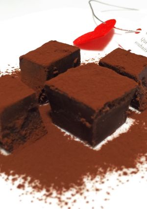 簡単♡ちょっぴり大人な生チョコ-レシピのメイン写真