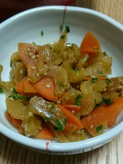 セロリ嫌いも食べられる!セロリのきんぴら-レシピのメイン写真