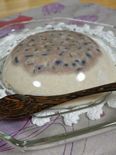 とろ~り!豆乳あずきプリン-レシピのメイン写真