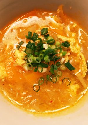 ウェイパーで超簡単キムチスープ-レシピのメイン写真