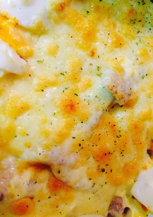 グリルで♡お魚と玉ねぎのチーズ焼き-レシピのメイン写真