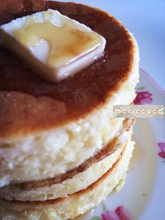 ふわっ*もちっ *しっとりホットケーキ♡-レシピのメイン写真