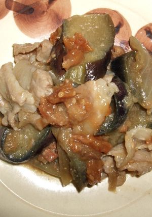 黒豚みそで作る ナス味噌炒め-レシピのメイン写真