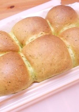 ルクエで作る簡単抹茶あんぱん-レシピのメイン写真