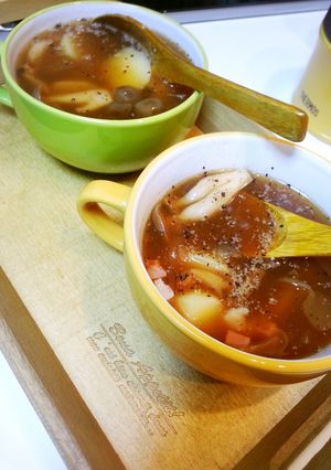 キャンベルのオニオンスープアレンジ♪-レシピのメイン写真