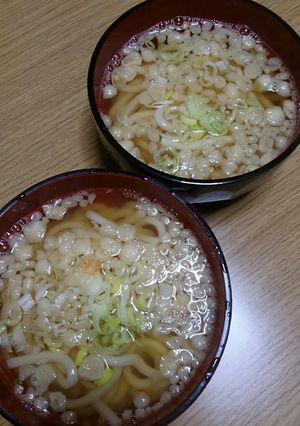 たぬきうどんで温まろう♪-レシピのメイン写真