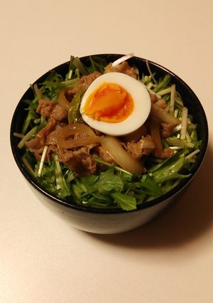 すきやきのタレで豚丼-レシピのメイン写真