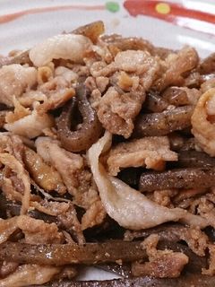 豚肉とこんにゃくの甘辛炒め-レシピのメイン写真