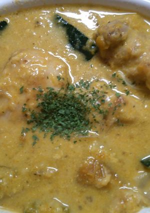 簡単♪ 鶏肉と かぼちゃの クリーム煮-レシピのメイン写真