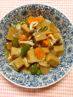 高野豆腐の甘酢煮-レシピのメイン写真